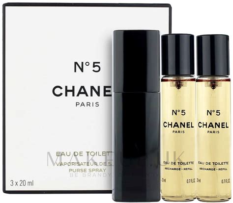 chanel no 5 eau de toilette purse spray 3x20ml|formulation of chanel no 5.